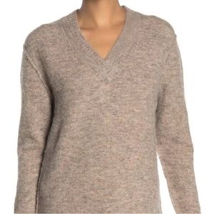 Magaschoni Alpaca V Neck Sweater